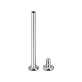 Postes de Aluminio Para Archivo 4" 100mm Marca Indux - 1 Paquete de 100 Piezas