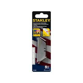 Repuesto de Navaja Retractil 51 mm Marca Stanley - 1 Paquete con 5 Piezas