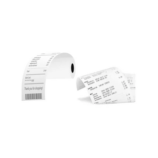 Rollo de Papel Térmico 57mm x 40mm - 1 Paquete con 10 Piezas