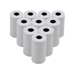 Rollo de Papel Térmico 57mm x 40mm - 1 Paquete con 10 Piezas