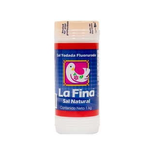 Sal Yodada 1 kg Marca La Fina - 1 Pieza