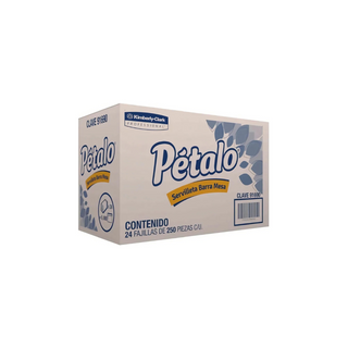 Servilleta Barramesa Pétalo - Caja con 24 Paquetes de 250 hojas c/u