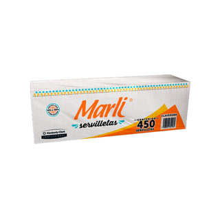 Servilleta Tradicional Marca Marli - 1 Paquetes de 450 Servilletas
