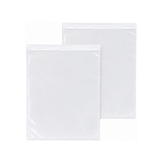 Sobres de Packing List con Cierre Lateral 25 x 30 cm Transparentes - 1 Paquete con 100 Piezas