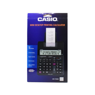 Sumadora en Color Negro Marca Casio - 1 Pieza