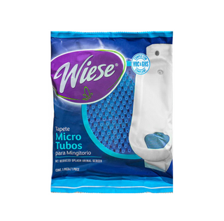 Tapete para Mingitorio Antisalpicaduras Aroma Briseé Color Turquesa Marca Wiese - 1 Pieza