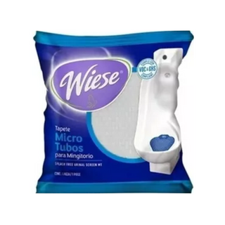 Tapete para Mingitorio Antisalpicaduras Aroma Menta Color Transparente Marca Wiese - 1 Pieza