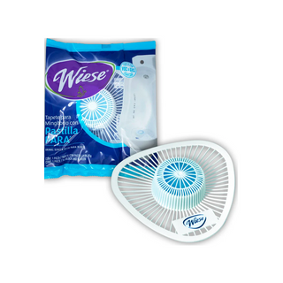 Tapete para Mingitorio con Pastilla Aroma Lavanda Azul Marca Wiese - 1 Pieza