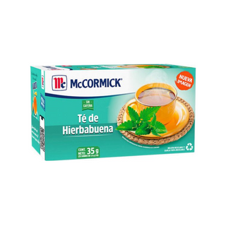 Té de Hierbabuena 32.4 g Marca McCormick - 1 Caja de 25 Sobres