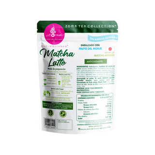 Té Matcha Endulzado con Monk Fruit 800g Marca Zoma Tea - 1 Bolsa